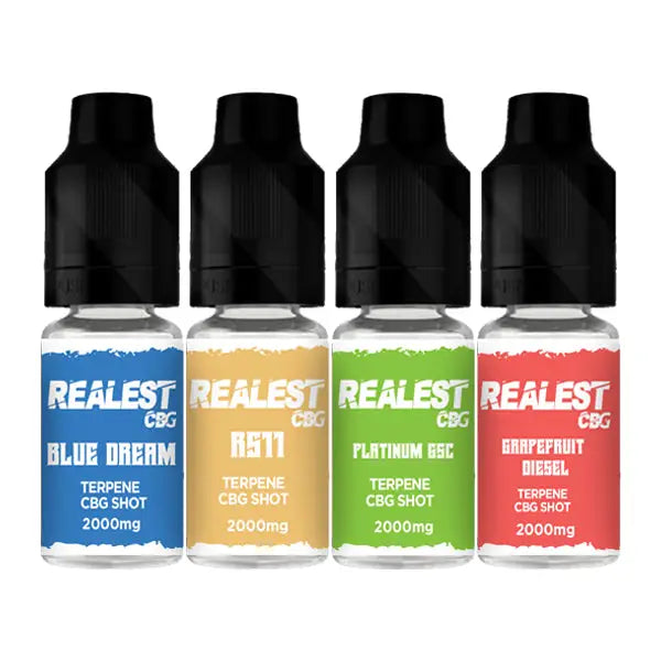 Realest CBD 2000mg Terpene Infused CBG Booster Shot 10ml (BUY 1 GET 1 FREE) - Vaping Products