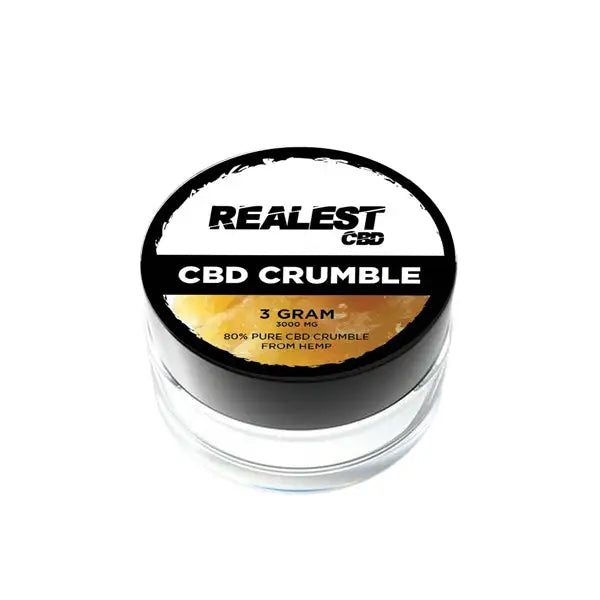 Realest CBD 3000mg 80% Broad Spectrum CBD Crumble (BUY 1 GET 1 FREE) - CBD Products