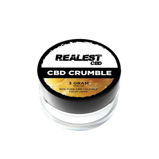 Realest CBD 3000mg 80% Broad Spectrum CBD Crumble (BUY 1 GET 1 FREE) - CBD Products
