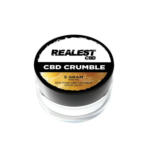 Realest CBD 5000mg 80% Broad Spectrum CBD Crumble (BUY 1 GET 1 FREE) - CBD Products