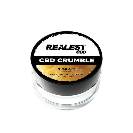 Realest CBD 5000mg 80% Broad Spectrum CBD Crumble (BUY 1 GET 1 FREE) - CBD Products