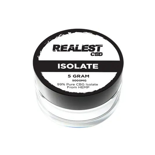 Realest CBD 5000mg CBG Isolate (BUY 1 GET 1 FREE) - CBD Products