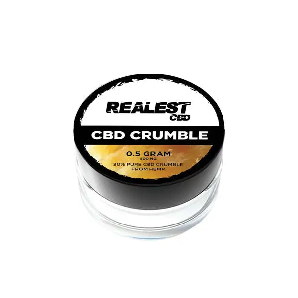 Realest CBD 500mg 80% Broad Spectrum CBD Crumble (BUY 1 GET 1 FREE) - CBD Products
