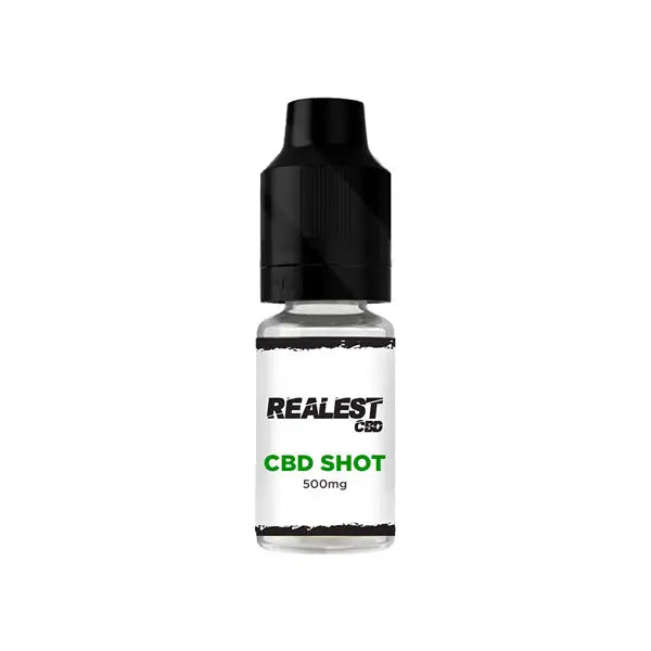 Realest CBD 500mg CBD E-Liquid Booster Shot 10ml (BUY 1 GET 1 FREE) - Vaping Products