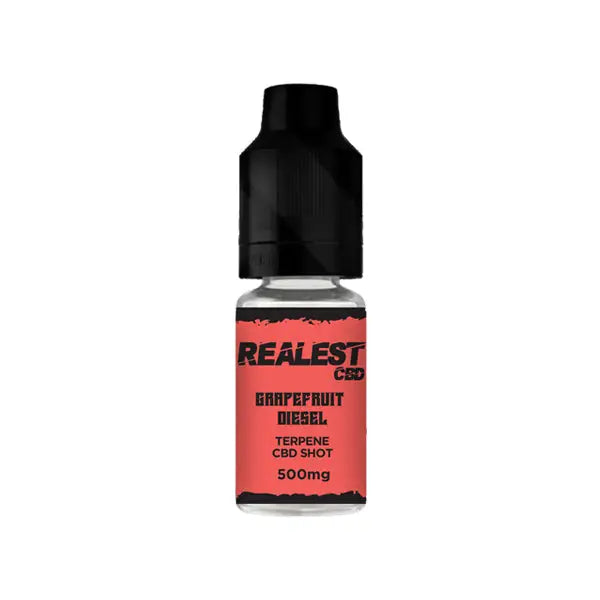 Realest CBD 500mg Terpene Infused CBD Booster Shot 10ml (BUY 1 GET 1 FREE) Vaping Products