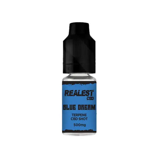 Realest CBD 500mg Terpene Infused CBD Booster Shot 10ml (BUY 1 GET 1 FREE) - Blue Dream - Vaping Products