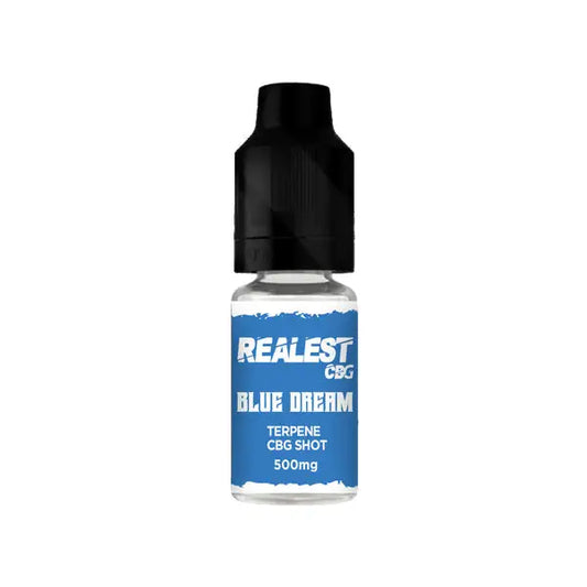 Realest CBD 500mg Terpene Infused CBG Booster Shot 10ml (BUY 1 GET 1 FREE) - Blue Dream - Vaping Products