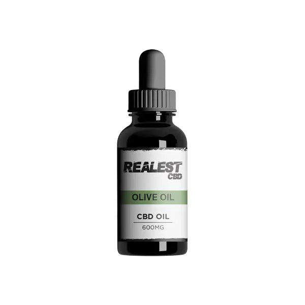 Realest CBD 600mg Broad Spectrum CBD Olive Oil - 30ml (BUY 1 GET 1 FREE) - CBD Products