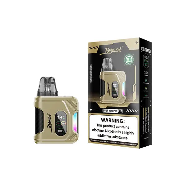 Reymont Pura Mini Pro Pod Vape Kit 30W - Gold - Vaping Products
