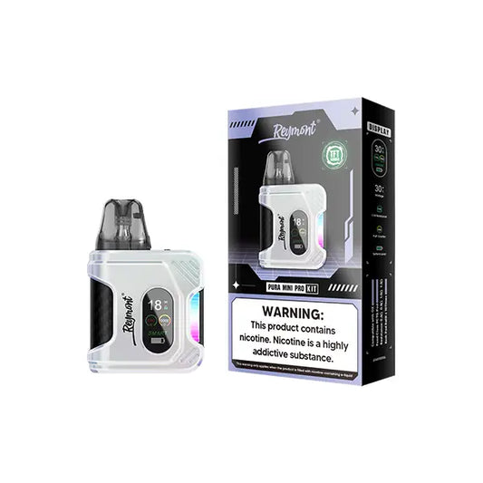 Reymont Pura Mini Pro Pod Vape Kit 30W - Silver - Vaping Products
