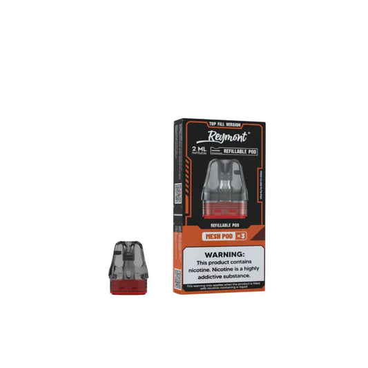 Reymont Replacement Pods 3 pack - 2ml - 0.6 Ohm - Vaping Products