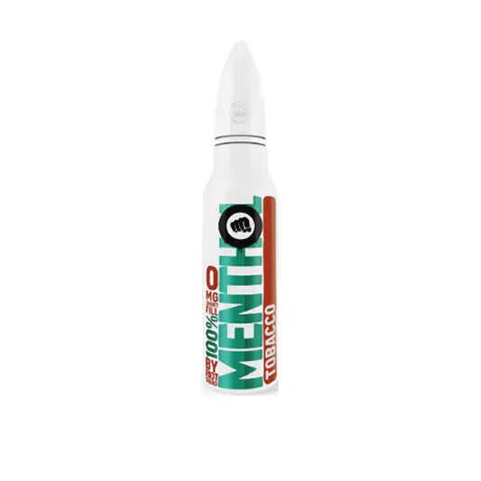 Riot Squad 100% Menthol Range 50ml E-Liquid 0mg (70VG/30PG) - Tobacco - Vaping Products