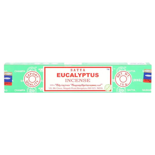 Set of 12 Eucalyptus Incense Sticks by Satya (12/50)