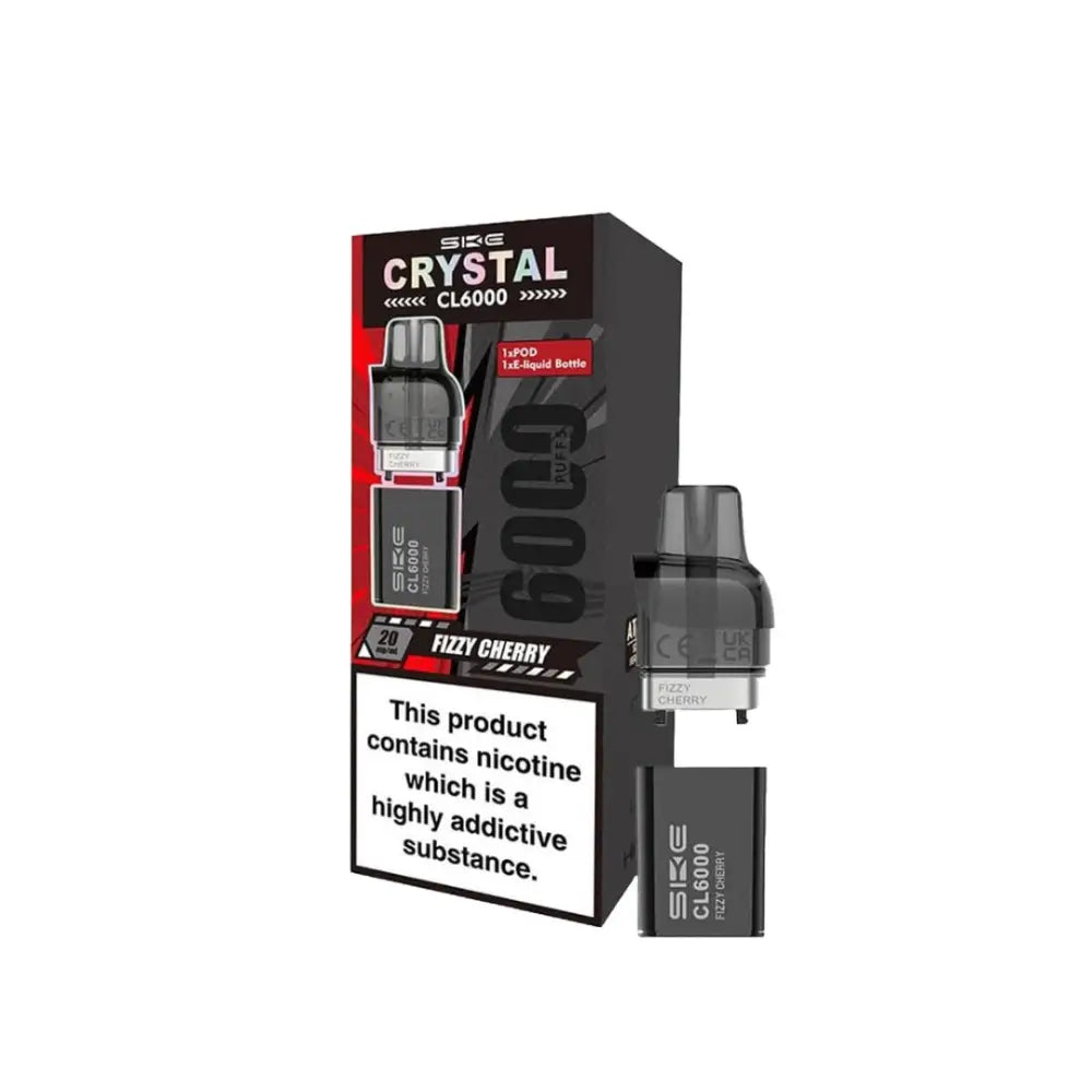 SKE Crystal CL6000 20mg Replacement Prefilled Pods 2ml - Vaping Products