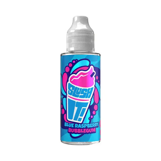 Slush It! 100ml Shortfills 0mg (70VG/30PG) - Blue Raspberry Bubblegum - Vaping Products