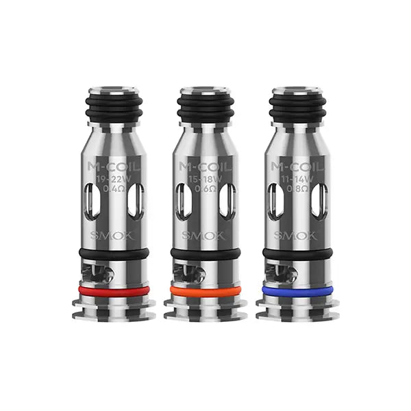 SMOK M Coils Five Pack (0.4Ohm/0.6Ohm/0.8Ohm) - Vaping Products