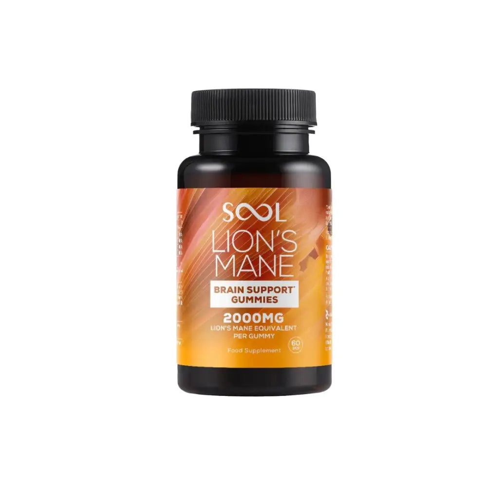 SOOL 2000mg Lion’s Mane Mushroom Brain Support Gummies - 60 Pieces - Fulfilment