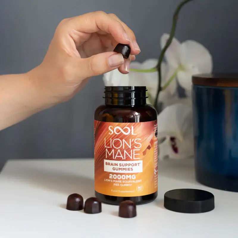 SOOL 2000mg Lion’s Mane Mushroom Brain Support Gummies - 60 Pieces - Fulfilment