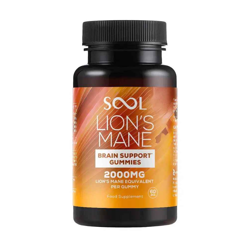 SOOL 2000mg Lion’s Mane Mushroom Brain Support Gummies - 60 Pieces - Fulfilment
