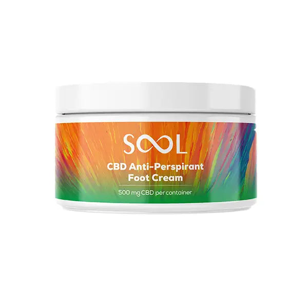 SOOL 500mg CBD Antiperspirant Foot Cream 100ml (BUY 1 GET 1 FREE) - CBD Products