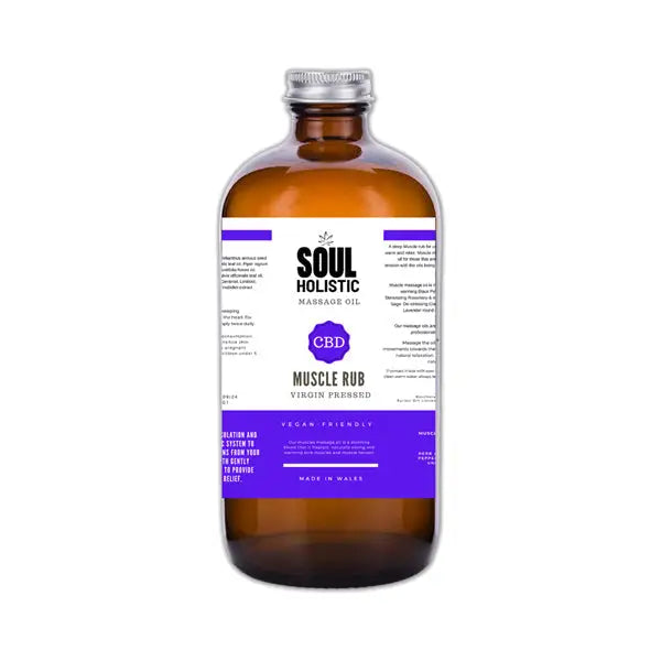 Soul Holistic Muscle Rub Massage CBD Oil - 100ml - CBD Products