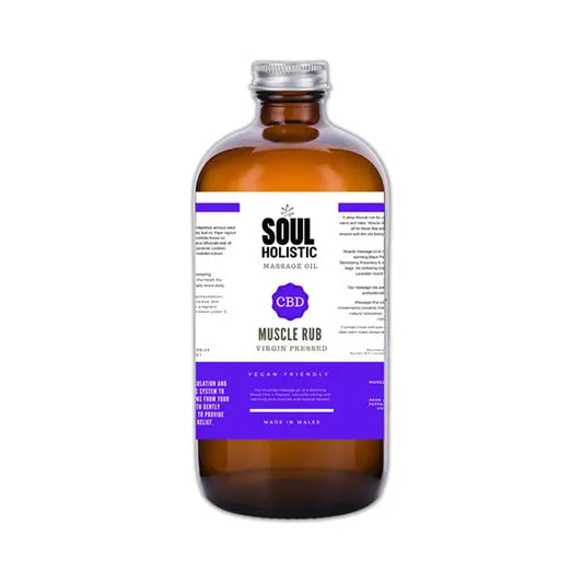 Soul Holistic Muscle Rub Massage CBD Oil - 100ml - CBD Products