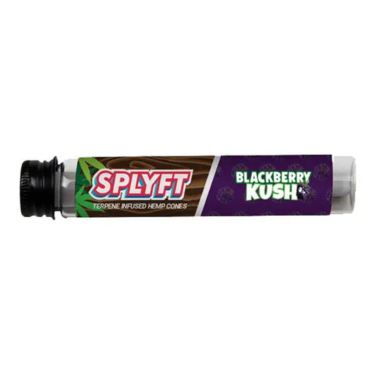 SPLYFT Cannabis Terpene Infused Hemp Blunt Cones – Blackberry Kush - x1 - Smoking Products