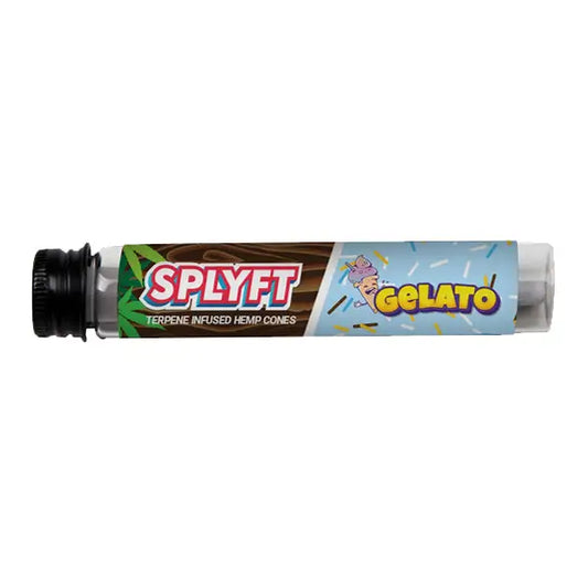 SPLYFT Cannabis Terpene Infused Hemp Blunt Cones – Gelato - x1 - Smoking Products