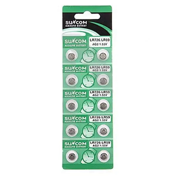 SUNCOM LR726/AG2 1.5V Battery - Nootropics & Supplements