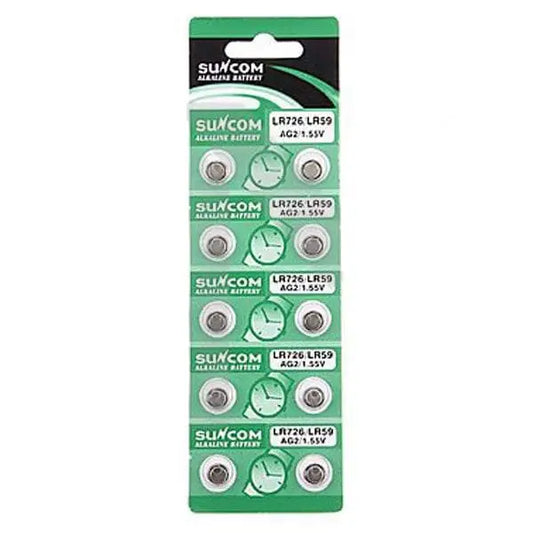 SUNCOM LR726/AG2 1.5V Battery - Nootropics & Supplements