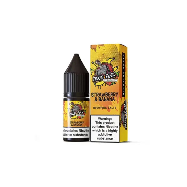 Tank Fuel Bar Edition 20mg Nic Salt 10ml (50VG/50PG) - Strawberry & Banana - Vaping Products