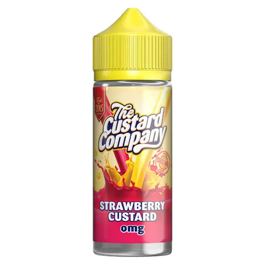The Custard Company 100ml Shortfill 0mg (70VG/30PG) - Strawberry Custard - Vaping Products