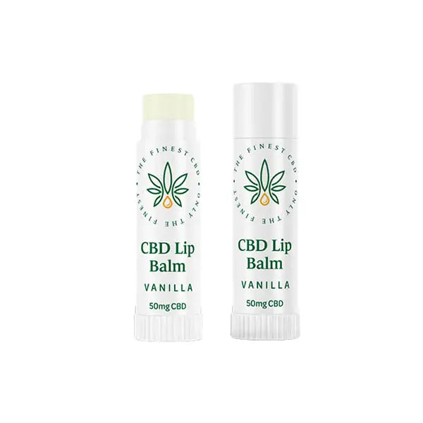 The Finest Balm 50mg CBD Vanilla Lip Balm Stick - 5ml - CBD Products
