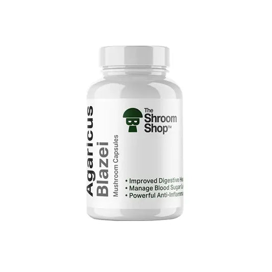 The Shroom Shop Agaricus Blazei 45000mg Capsules - 90 Caps - CBD Products