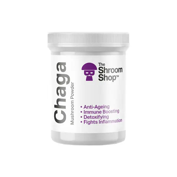 The Shroom Shop Chaga Mushroom 90000mg Powder - Nootropics & Supplements