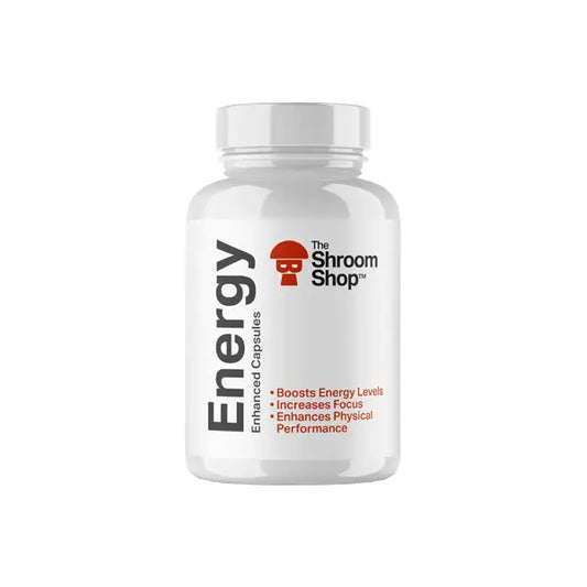 The Shroom Shop Enhanced Energy 67500mg Capsules - 90 Caps - CBD Products