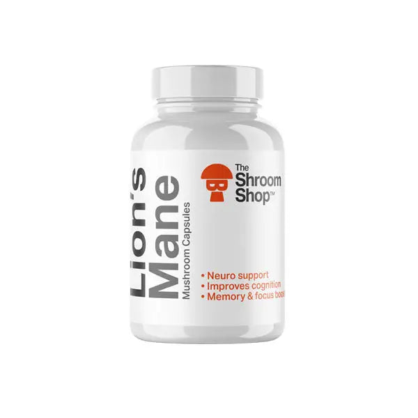 The Shroom Shop Lion’s Mane Mushroom 45000mg Capsules - 90 Caps - CBD Products