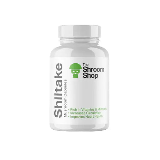 The Shroom Shop Shiitake Mushroom 45000mg Capsules - 90 Caps - CBD Products