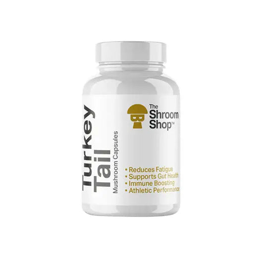 The Shroom Shop Turkey Tail Mushroom 45000mg Capsules - 90 Caps - CBD Products