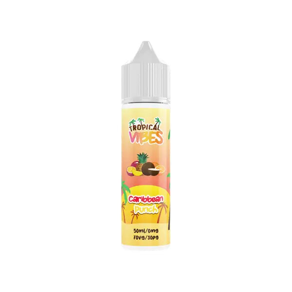Tropical Vibes 50ml Shortfill 0mg (70VG/30PG) - Vaping Products