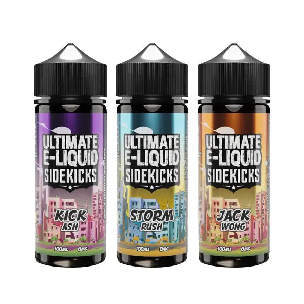 Ultimate E-Liquid Sidekicks 100ml Shortfill 0mg (70VG/30PG) - Vaping Products