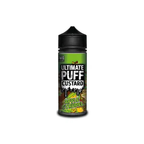 Ultimate Puff Custard 0mg 100ml Shortfill (70VG/30PG) - Apple Strudel - Vaping Products