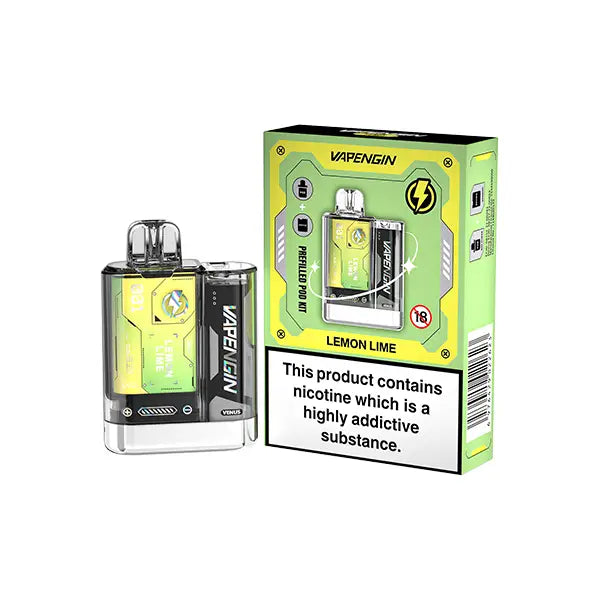 Vapengin Venus Pod Vape Kit + 1x 20mg Prefilled Pod 2ml - Lemon Lime - Vaping Products
