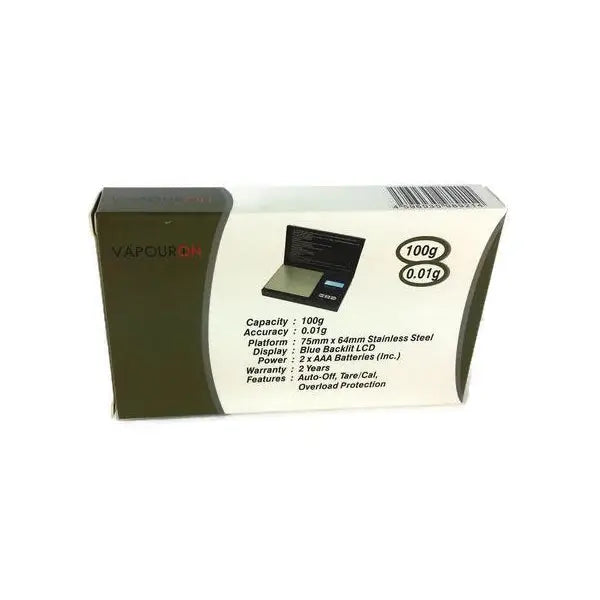 Vapouron Digital 0.01g - 100g Flip Top Scale (P-258 VP) - Smoking Products