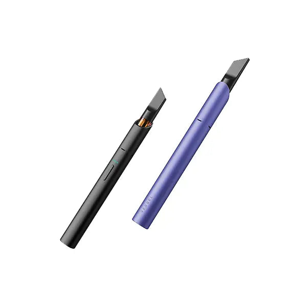 Two sleek Vessel Vista Edge Vape Pens displayed for modern vaping convenience