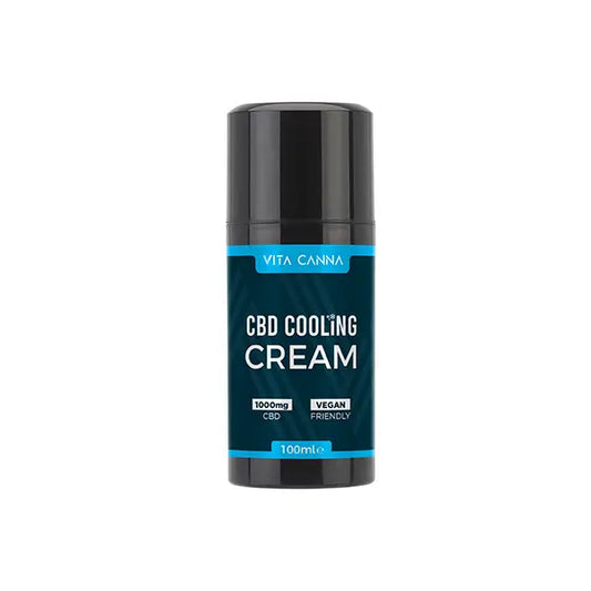 Vita Canna 1000mg CBD Cooling Cream 100ml - CBD Products