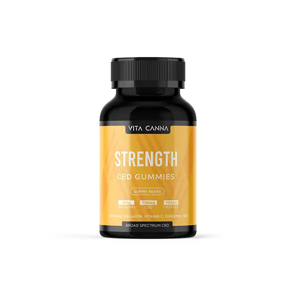 Vita Canna Broad Spectrum 750mg Functional CBD Vegan Gummy Bears - CBD Products
