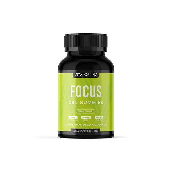 Vita Canna Broad Spectrum 750mg Functional CBD Vegan Gummy Bears CBD Products