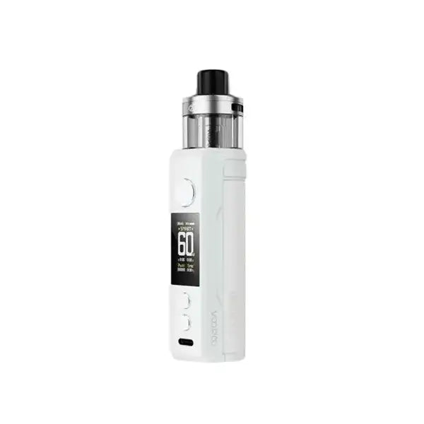 Voopoo Drag S2 60W Pod Vape Kit - Pearl White - Vaping Products