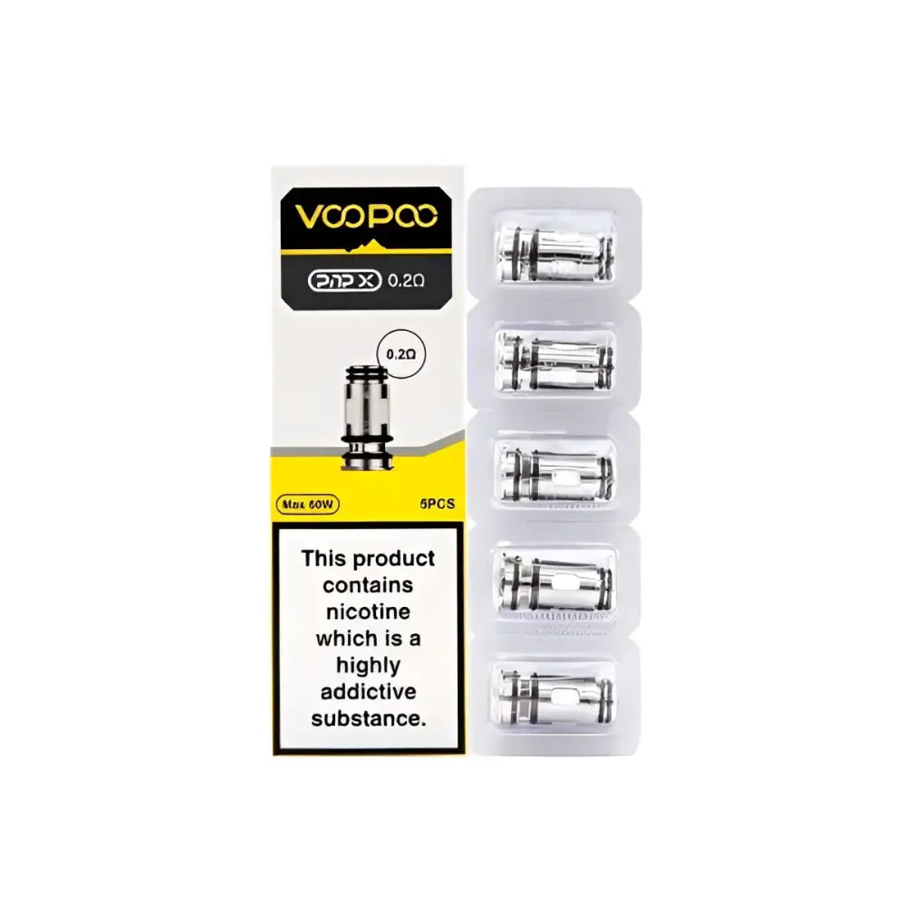 VooPoo PnP X Replacement Coils (0.15Ohm/0.2Ohm/0.3Ohm/0.6Ohm) - Vaping Products